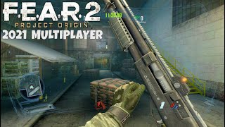 FEAR 2 Project Origin 2021 Multiplayer Gameplay first time online [upl. by Kimitri]