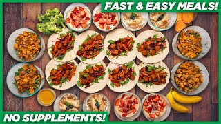 EASY Vegan Meal Prep for Weight Loss High Protein [upl. by Yancey]