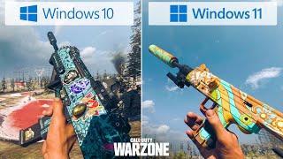 Warzone  Windows 10 vs Windows 11 Loading Time and Benchmark on M2 NVMe [upl. by Nosyarg390]