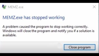 MEMZexe has stopped working [upl. by Nillor]