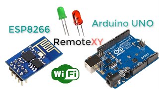 Arduino UNO amp ESP8266 and control using smartphone [upl. by Creigh801]