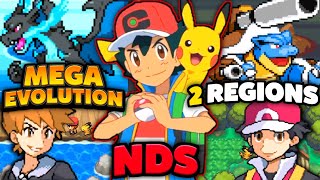 Pokemon NDS Rom Hack 2024 With Mega Evolution Open World 2 Regions Gen 14 amp Much More [upl. by Noemys]