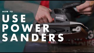 Tools 101 How To Use A Power Sander  Bunnings Warehouse [upl. by Madson]