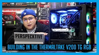 Building In The Thermaltake V200 TG RGB 2018 [upl. by Lot]