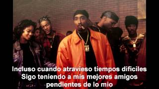 2pac  My Closest Roaddogz Subtitulado Español [upl. by Ameehsat]