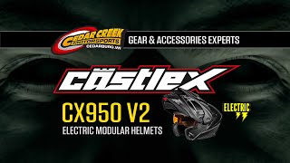 Castle X 950 V2 Modular Electric Snowmobile Helmet Review [upl. by Gert732]