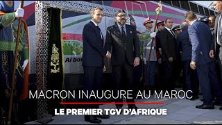 Le Maroc inaugure la première ligne TGV en Afrique [upl. by Orhtej237]