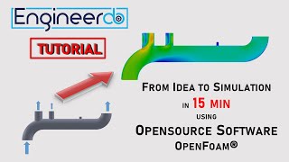 Tutorial of a OpenFoam Simulation using Helyx  Complete Workflow of CFD  Multi inlet  outlet flow [upl. by Nebuer]