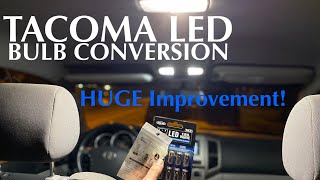 Toyota Tacoma Gen 2 20052015 Interior light LED Conversion  A must mod and its EASY to do [upl. by Josy]