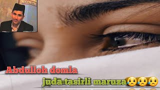 Abdulloh domla juda tasirli maruza [upl. by Alema]