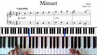 Petzold Minuet No 1 in G Major Formerly Attrib JS Bach as BWV Anh 114 [upl. by Jamaal]