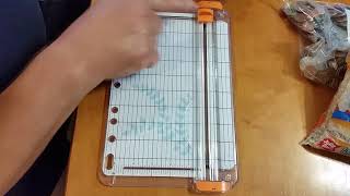 Fiskars 1524901004 Paper Trimmer Replacing the blade [upl. by Il]