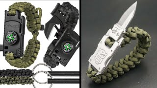 TOP 10 BEST SURVIVAL PARACORD BRACELETS 2020 [upl. by Aivull824]