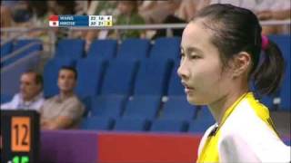 062010WC WS R3 Wang Yihan vs Eriko Hirose [upl. by Sybley]