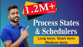 L15 Process States in Operating System SchedulersLong termShort termMedium term [upl. by Kendrah901]