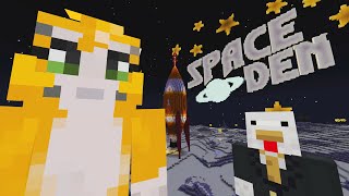 Minecraft  Space Den  On The Moon 1 [upl. by Aisa365]