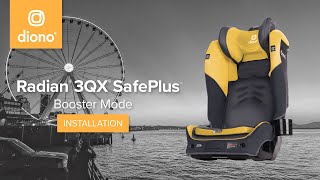 Diono® Radian® 3QX SafePlus™  AllinOne Car Seat  Booster Mode Installation  2020Present [upl. by Kerrie]