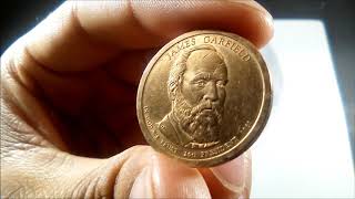 James Garfield 1 USA Coin Rare Coins and Trinkets Dremicos Entertainment [upl. by Harlan]