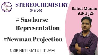 Sawhorse Representation  Newman Projection [upl. by Nahs]