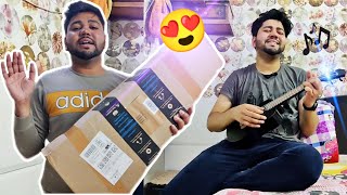 Kadence ukulele Unboxing 😍  Bollywood song  Concert  ukulele cover vloggernitinsharma4601 [upl. by Enohsal]