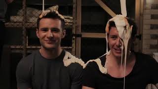 McFly play Creme Eggs Goo Dares Wins  Danny and Harry get gooed [upl. by Ashbaugh632]