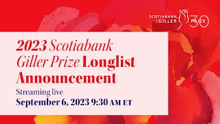 2023 Scotiabank Giller Prize Longlist Announcement [upl. by Gussy]