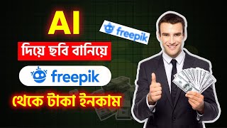 Ai দিয়ে ছবি বানিয়ে Freepik থেকে টাকা ইনকাম। Image Ready  Upload Process  Image Approve  2024 [upl. by Waechter]