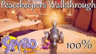 Spyro Reignited Trilogy Peacekeepers Walkthrough CHECK DESCRIPTION [upl. by Warring189]