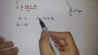 Integration by Parts التكامل بالأجزاء [upl. by Ecnerrat]