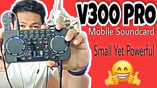 V300 Pro Soundcard  Unboxing Review Setup and Audio Test [upl. by Cai197]