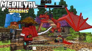 MELHORES ADDONS RPGMEDIEVAL PARA MINECRAFT PE 120 [upl. by Shira327]