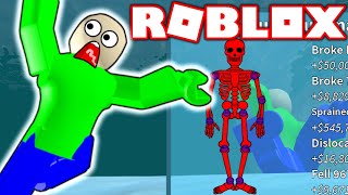 Baldi Broke 1 BILLION BONES  Roblox Broken Bones 4 [upl. by Juli]