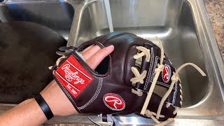 How To Break In a Glove Fast Hot Water Treatment [upl. by Enelegna312]