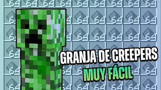 La GRANJA DE PÓLVORA más FÁCIL de Minecraft 120119118 [upl. by Yesnyl]