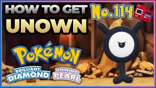 Where to Catch UNOWN  Pokedex 114  Pokémon Brilliant Diamond and Shining Pearl  Tutorial [upl. by Akemihs]