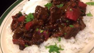 Chili Recipe Chunky Black Bean Chili Con Carne quotRecipe belowquot [upl. by Meridith238]