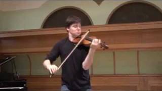 Joshua Bell plays Vieuxtemps Guarneri violin [upl. by Hardner533]