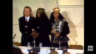 Milli Vanilli Grammy revoked 1990 press conference [upl. by Aridni58]