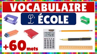 Vocabulaire  lécole [upl. by Grinnell]