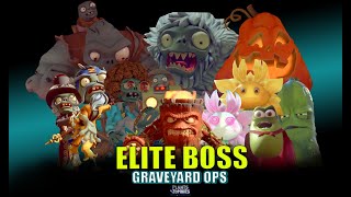 ALL ELITE BOSSES  Graveyard Ops amp Garden Ops  Plants vs Zombies  BFN [upl. by Bonni]