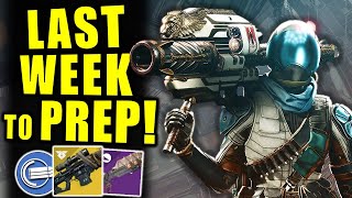 Destiny 2 30th Anniversary Prep Guide WATCH BEFORE DEC 7th  Huge Tips [upl. by Aerdnael]