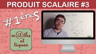 Calculer un produit scalaire par projection  Première [upl. by Aible835]