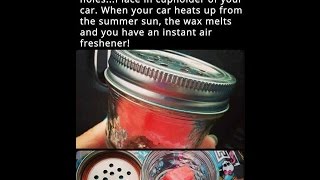 DIY Car Air Fresheners with wax melts [upl. by Ernie]