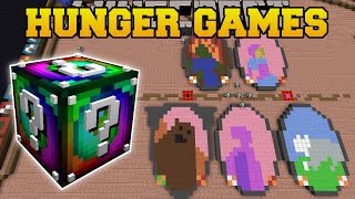 Minecraft HEARTHSTONE HUNGER GAMES  Lucky Block Mod  Modded MiniGame [upl. by Abbottson]