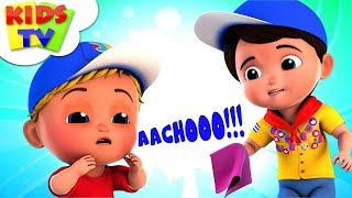 Sneeze Song  Junior Squad Cartoons  Videos For Children  Kindergarten Nursery Rhymes By Kids Tv [upl. by Fayola]