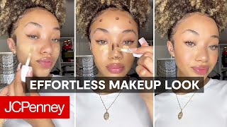 Light Summer Makeup Tutorial with Taliyah Lashae  JCPenney [upl. by Seema]