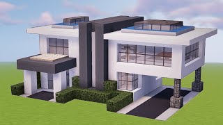 Minecraft Modern Ev Yapımı 🏠 [upl. by Nepean93]