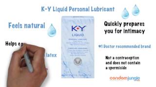 KY Liquid Personal Lubricant  Product Video [upl. by Siusan]