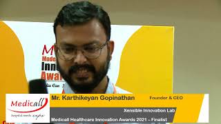 Mr Karthikeyan Gopinathan  Medicall Healthcare Innovation Awards 2021  Finalist [upl. by Stefania296]