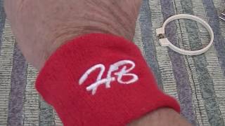 How To Embroider Wristbands [upl. by Pansy]